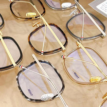 Load image into Gallery viewer, York Thom Brand Glasses Frame Men Women Square Alloy Acetate Prescription Eyeglasses Optical Eyewear With Original Box TB128