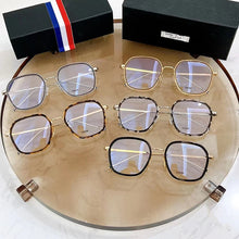 Load image into Gallery viewer, York Thom Brand Glasses Frame Men Women Square Alloy Acetate Prescription Eyeglasses Optical Eyewear With Original Box TB128