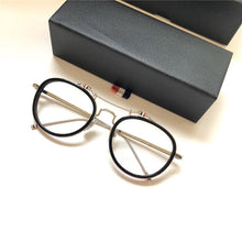 Load image into Gallery viewer, York Thom Brand Retro Round Glasses Frame TBS815 Men Women Double Beam Eyeglasses Optical Prescription With Original Box