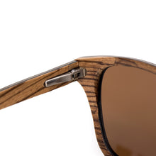 Load image into Gallery viewer, Zebra Wood Sunglasses Wood Polarized Sunglasses Men Women&#39;s Glasses Men UV400 Protection Eyewear Oculos de sol Wooden Box