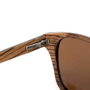 Zebra Wood Sunglasses Wood Polarized Sunglasses Men Women's Glasses Men UV400 Protection Eyewear Oculos de sol Wooden Box
