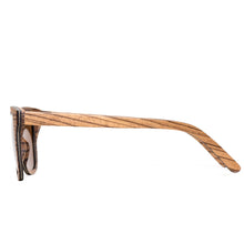 Load image into Gallery viewer, Zebra Wood Sunglasses Wood Polarized Sunglasses Men Women&#39;s Glasses Men UV400 Protection Eyewear Oculos de sol Wooden Box