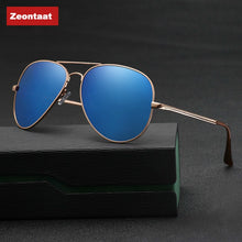 Carica l'immagine nel visualizzatore di Gallery, Occhiali da sole Zeontaat Occhiali da sole firmati Toad Mirror Color Film Occhiali da sole in metallo unisex Occhiali da viaggio per esterni 