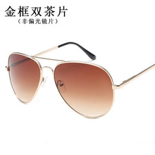 Carica l'immagine nel visualizzatore di Gallery, Occhiali da sole Zeontaat Occhiali da sole firmati Toad Mirror Color Film Occhiali da sole in metallo unisex Occhiali da viaggio per esterni 