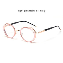 Load image into Gallery viewer, anti-blue computer glasses oval retro male metal  designer female round frame optical round frame glasses