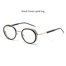 Load image into Gallery viewer, anti-blue computer glasses oval retro male metal  designer female round frame optical round frame glasses