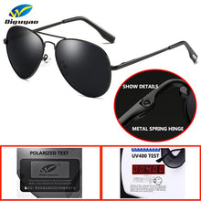 Load image into Gallery viewer, uv400  sunglasses women shades retro sunglasses Male Pilot black polarized men driving glasses Zonnebril