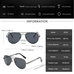 uv400  sunglasses women shades retro sunglasses Male Pilot black polarized men driving glasses Zonnebril