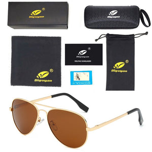 uv400  sunglasses women shades retro sunglasses Male Pilot black polarized men driving glasses Zonnebril