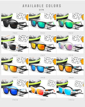 Load image into Gallery viewer, arrived 2022 Party Sunglasses Men Square HD Polarized Sunglasses Fishing Reflective Coating UV400 With Case