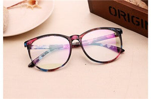 arrived Oval lens Frame Glasses Clear lens Optical Oculos de sol classic Women&Men glasses frame grau N741