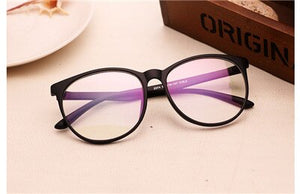arrived Oval lens Frame Glasses Clear lens Optical Oculos de sol classic Women&Men glasses frame grau N741
