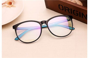 arrived Oval lens Frame Glasses Clear lens Optical Oculos de sol classic Women&Men glasses frame grau N741