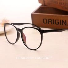 Carica l&#39;immagine nel visualizzatore di Gallery, arrived Oval lens Frame Glasses Clear lens Optical Oculos de sol classic Women&amp;Men glasses frame grau N741