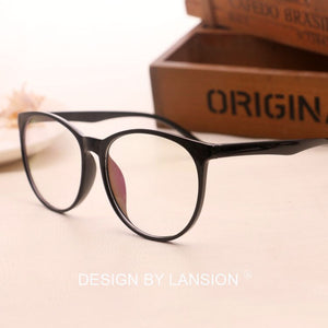 arrived Oval lens Frame Glasses Clear lens Optical Oculos de sol classic Women&Men glasses frame grau N741