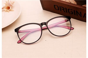arrived Oval lens Frame Glasses Clear lens Optical Oculos de sol classic Women&Men glasses frame grau N741