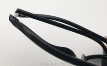 Load image into Gallery viewer, arriving  men sunglasses designer cats glasses 4125 black frame black lens 59mm 140