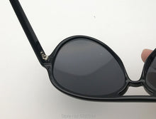 Load image into Gallery viewer, arriving  men sunglasses designer cats glasses 4125 black frame black lens 59mm 140