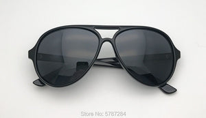 arriving  men sunglasses designer cats glasses 4125 black frame black lens 59mm 140