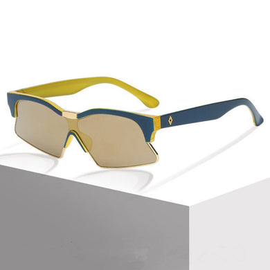 brand European and American conjoined design Sunglasses retro small frame irregular Sunglasses outdoor sports UV