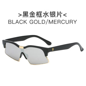 brand European and American conjoined design Sunglasses retro small frame irregular Sunglasses outdoor sports UV