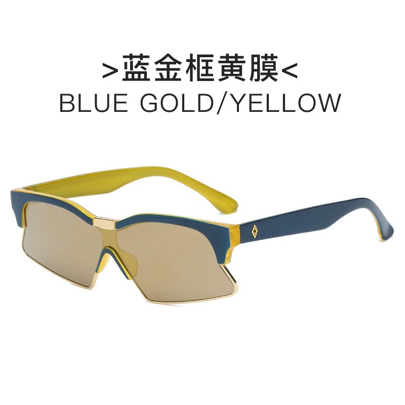 brand European and American conjoined design Sunglasses retro small frame irregular Sunglasses outdoor sports UV