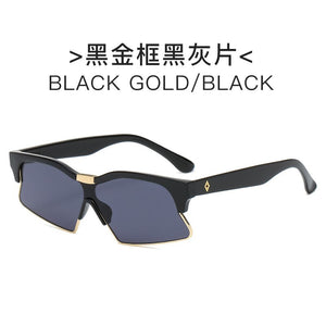 brand European and American conjoined design Sunglasses retro small frame irregular Sunglasses outdoor sports UV