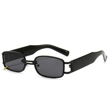 Load image into Gallery viewer, brand sunglasses men trendy personality  women wear earrings small square sunglasses women