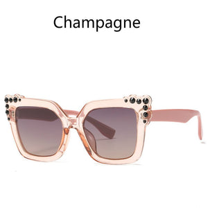 cat eye Frame Sunglasses All-match Sunglasses Women Cross-border Classic Retro Sunglasses