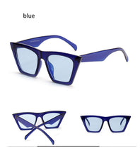 Load image into Gallery viewer, cat eye small frame sunglasses, handsome personality, flying wing lens sunglasses, couples and teenagers