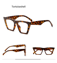 Load image into Gallery viewer, cat eye small frame sunglasses, handsome personality, flying wing lens sunglasses, couples and teenagers
