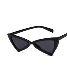 Load image into Gallery viewer, cat eye sunglasses retro glasses ladies men transparent lenses irregular small triangle sexy women sunglasses