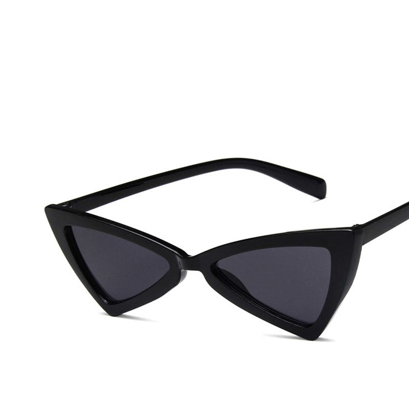 cat eye sunglasses retro glasses ladies men transparent lenses irregular small triangle sexy women sunglasses