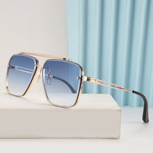 Load image into Gallery viewer, comfortable metal sunglasses retro outdoor sports simple big frame sunglasses UV protection unisex