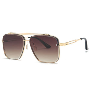 comfortable metal sunglasses retro outdoor sports simple big frame sunglasses UV protection unisex