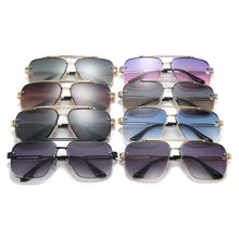 Load image into Gallery viewer, comfortable metal sunglasses retro outdoor sports simple big frame sunglasses UV protection unisex