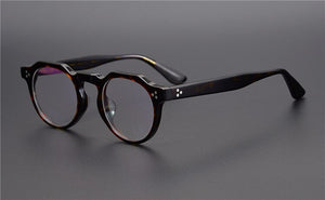 coming Vintage Acetate irregular eyeglass frame 9532 hand made in Japan women and men unique style high completed quality