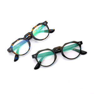 coming Vintage Acetate irregular eyeglass frame 9532 hand made in Japan women and men unique style high completed quality