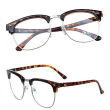 Carica l&#39;immagine nel visualizzatore di Gallery, Eyewear Retro male and female models frame rivet optical glasses oculos de grau half frame