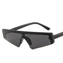 Load image into Gallery viewer, cat eye sunglasses trendy personality glasses European and American net red one-piece sunglasses catwalk sunglasses