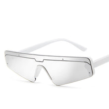 Load image into Gallery viewer, cat eye sunglasses trendy personality glasses European and American net red one-piece sunglasses catwalk sunglasses