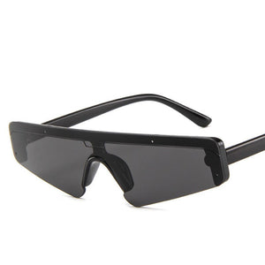 cat eye sunglasses trendy personality glasses European and American net red one-piece sunglasses catwalk sunglasses