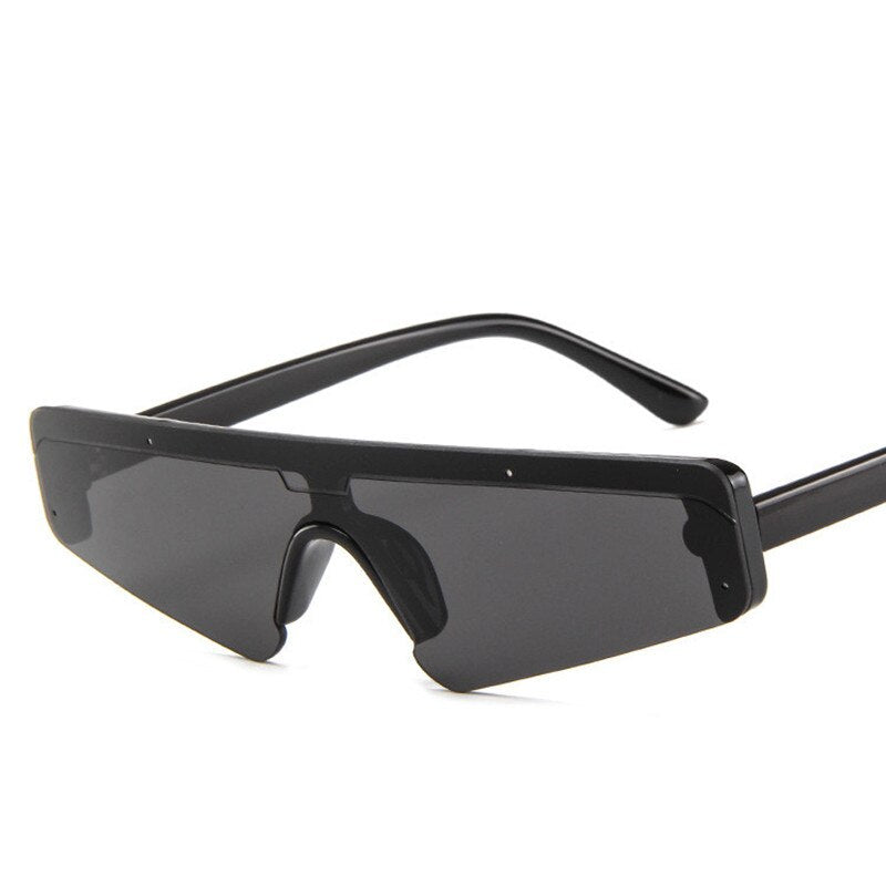 cat eye sunglasses trendy personality glasses European and American net red one-piece sunglasses catwalk sunglasses