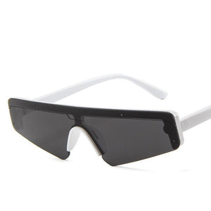 cat eye sunglasses trendy personality glasses European and American net red one-piece sunglasses catwalk sunglasses