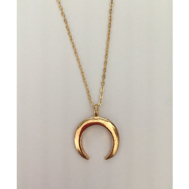 Nuovi gioielli di moda Collana con ciondolo a forma di mezzaluna con corna di luna, regalo per donne e ragazze