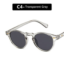 Load image into Gallery viewer, small round sunglasses men women ladies  brand designer ladies vintage oval black sunglasses sunglasses UV400