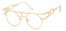 Load image into Gallery viewer, steampunk sunglasses ladies retro sunglasses Stylish Unique men gothic round sunglasses UV400