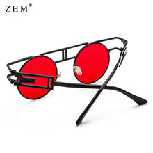 Load image into Gallery viewer, steampunk sunglasses ladies retro sunglasses Stylish Unique men gothic round sunglasses UV400