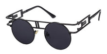 Load image into Gallery viewer, steampunk sunglasses ladies retro sunglasses Stylish Unique men gothic round sunglasses UV400