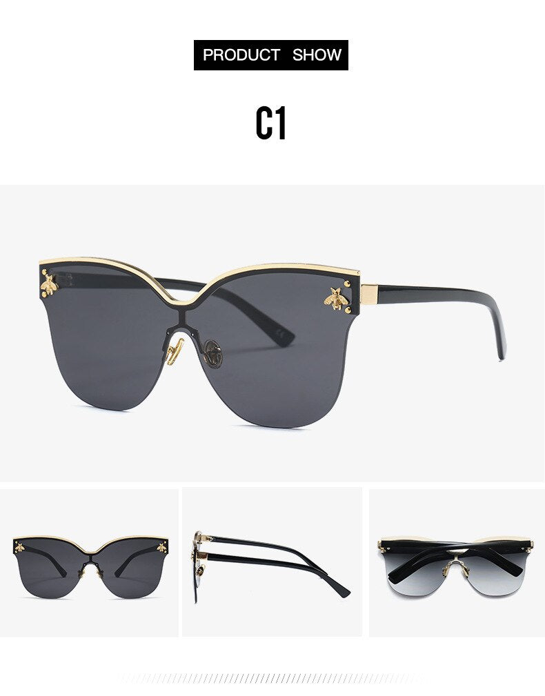 sunglasses for men and women 2023 big box metal accessories glasses street snap tide sunglasses UV400